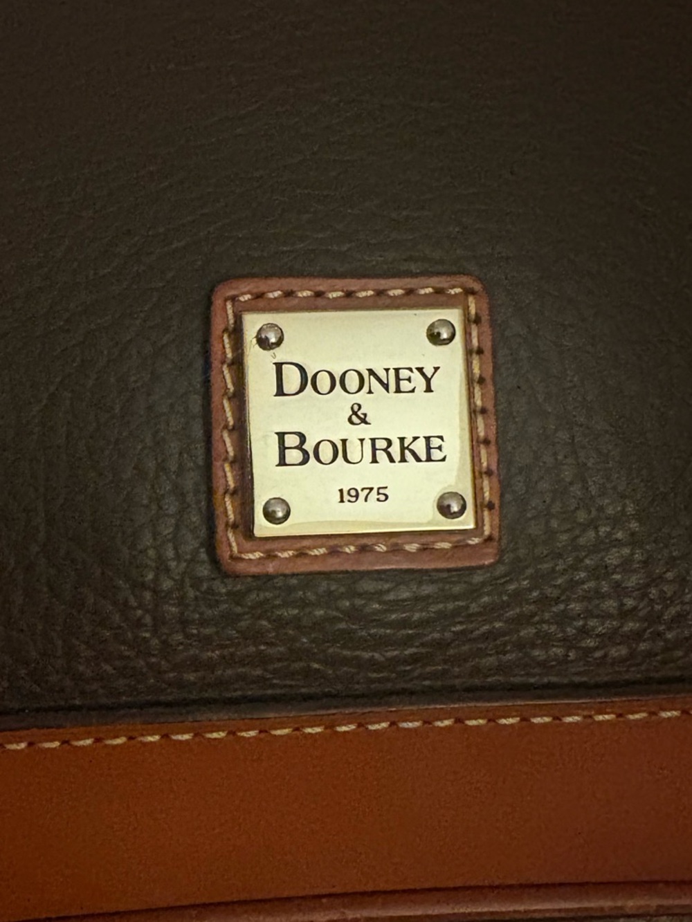 Dooney & Bourke Pebble Grain Domed Satchel in Brown Tmoro - Picture 3 of 9